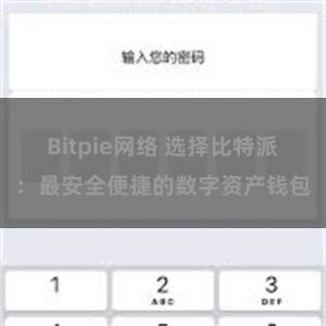 Bitpie网络 选择比特派：最安全便捷的数字资产钱包