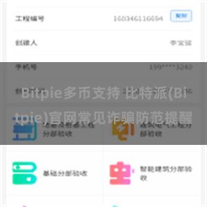 Bitpie多币支持 比特派(Bitpie)官网常见诈骗防范提醒