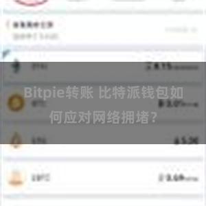 Bitpie转账 比特派钱包如何应对网络拥堵？