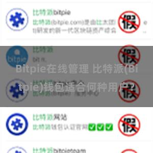 Bitpie在线管理 比特派(Bitpie)钱包适合何种用户？