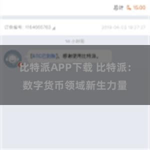 比特派APP下载 比特派：数字货币领域新生力量