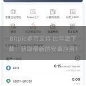 Bitpie多币支持 比特派下载：获取最新的安卓应用！